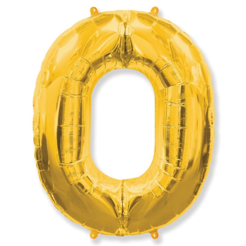 Цифра "0" золото
