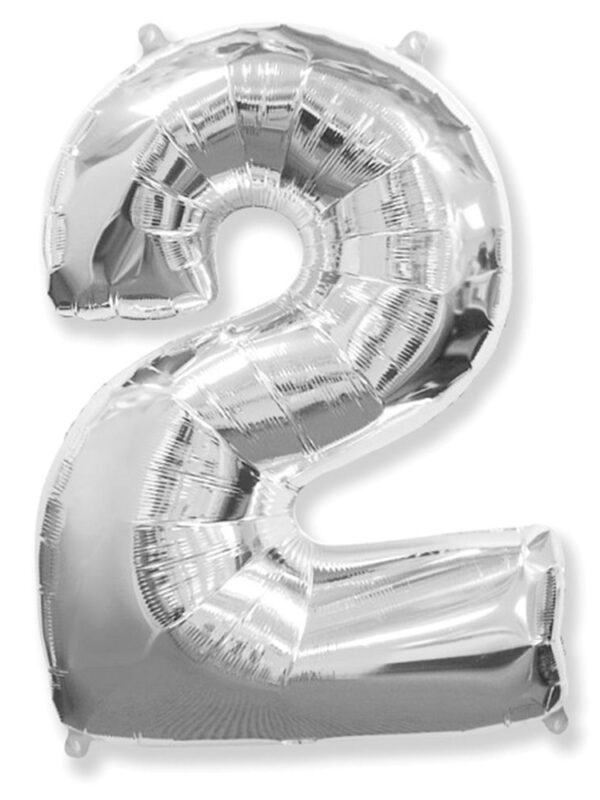 Цифра «2» серебро