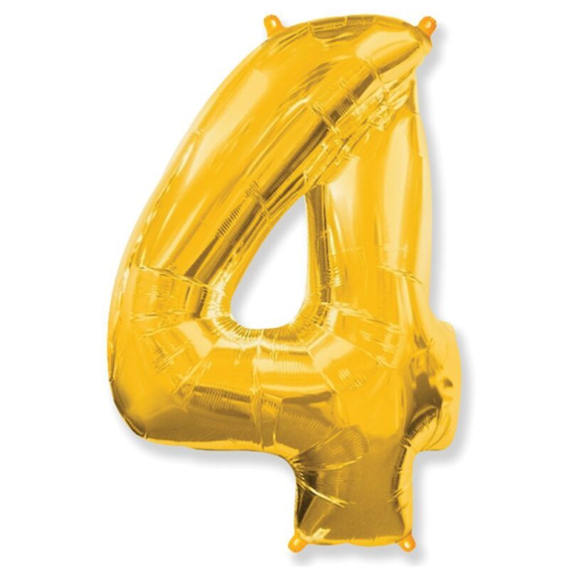 Цифра «4» золото