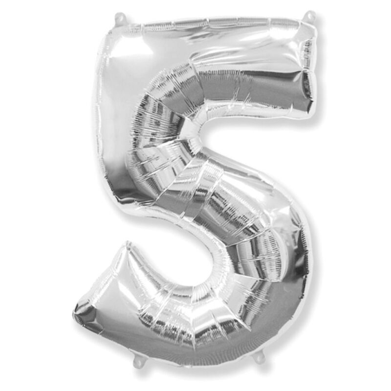Цифра «5» серебро