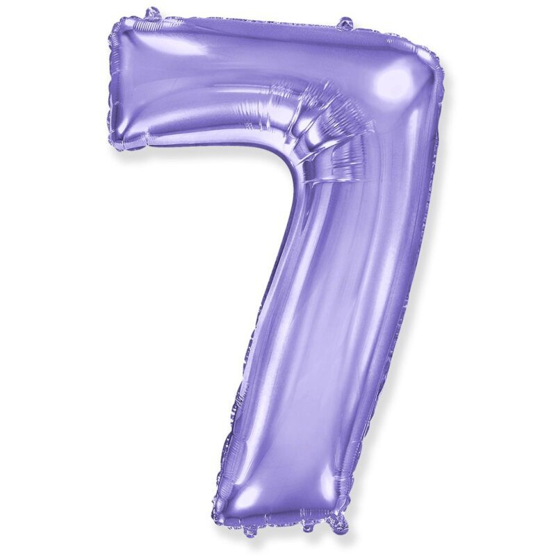 Цифра «7» лаванда