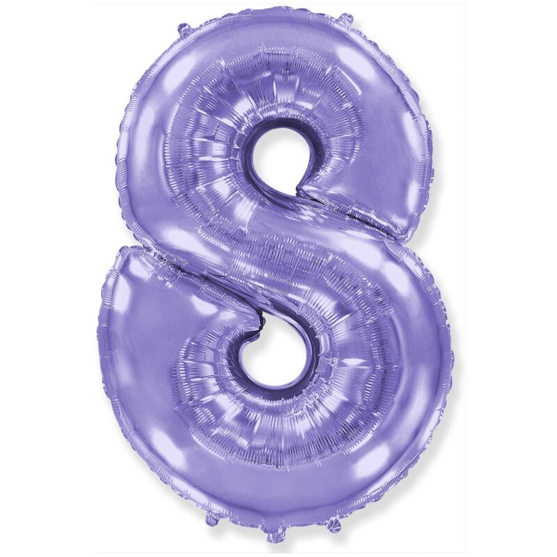 Цифра «8» лаванда