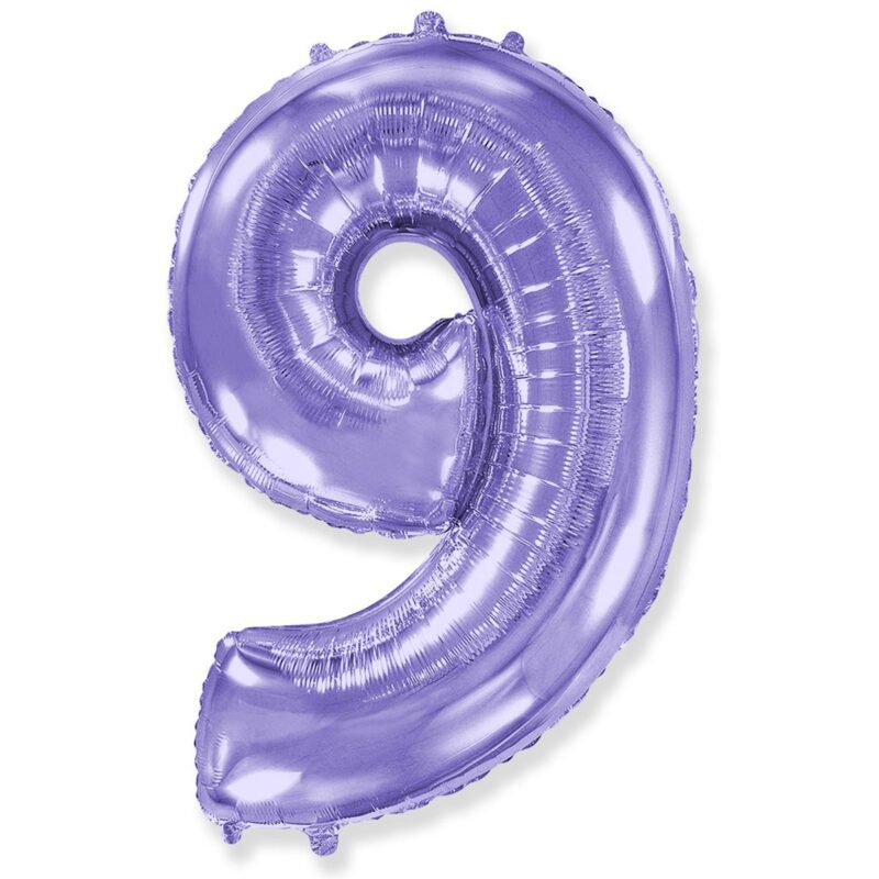 Цифра «9» лаванда