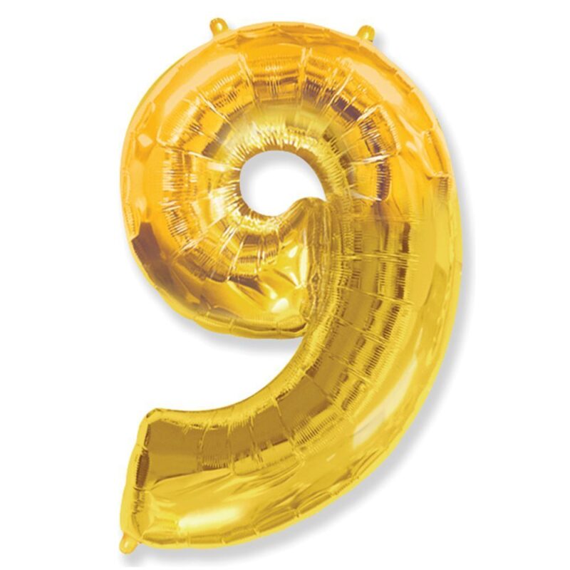 Цифра «9» золото